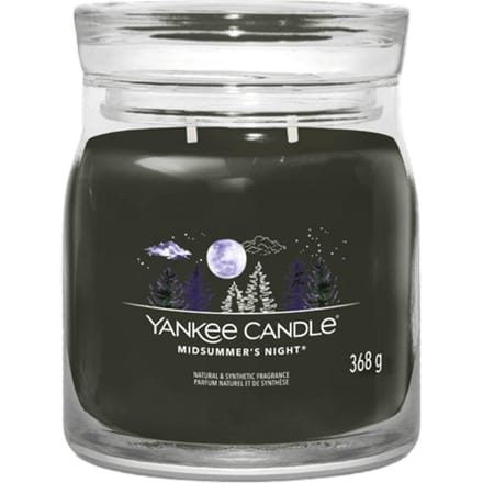 Yankee Candle - Midsummer’s Night Medium Geurkaars - 50 branduren - 2 lonten