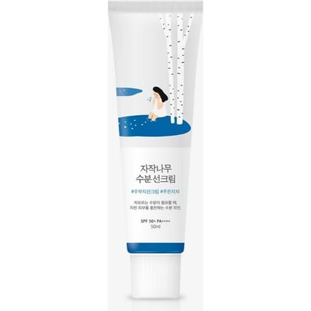 ROUND LAB Berkensap Hydraterende Zonnebrandcrème SPF50+ PA++++ 50ml white