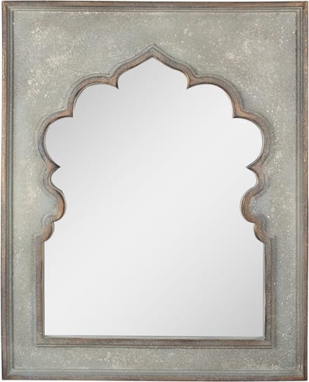 Clayre & Eef Spiegel 80x4x100 cm Groen Hout