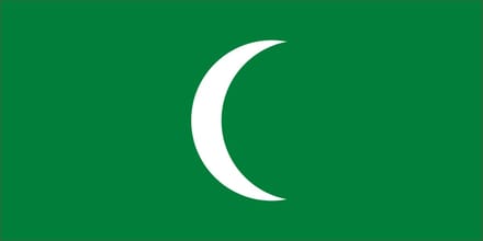Vlag Malediven 50x75cm