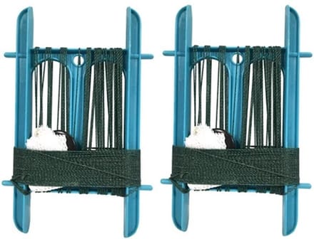 Gebro Lijn Krabhengel / vishengel voor krabbetjes - 2x - blauw - 13 m