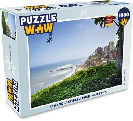 Puzzel Strandlandschappen van Lima - Legpuzzel - Puzzel 1000 stukjes volwassenen