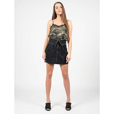 Pepe Jeans rok Kaz Reclam Vrouw zwart