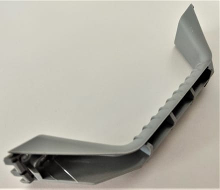 MPK Rangeergreep Onderkant 18cm Muisgrijs