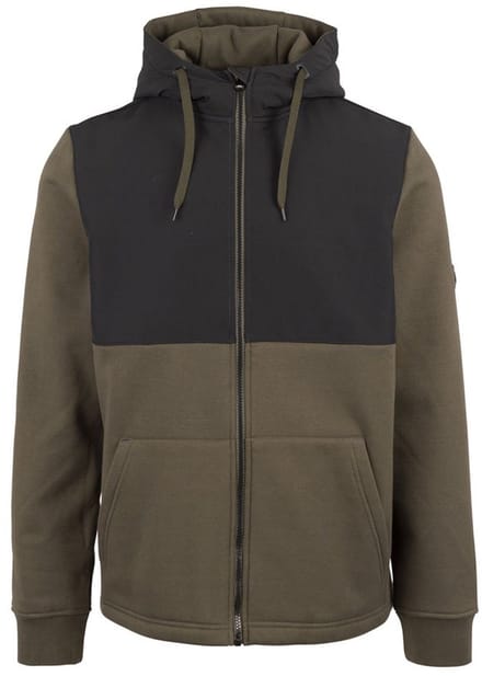 Trespass Critch Sweatshirt Met Rits Groen XS Man