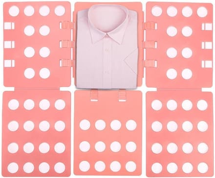 Kledingvouwplank - Vouwhulp Wasgoed - Kleding Snel Vouwen - Verstelbaar Ontwerp - 67 x 57 cm - Wit