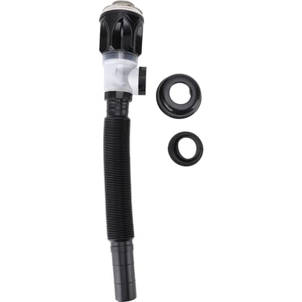 Tuyau d'évacuation d'évier extensible flexible Tuyau d'évacuation d'évier inodore Siphon de sol d'évier Kit d'évacuation d'évier black