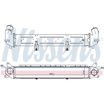 Intercooler NISSENS 961490