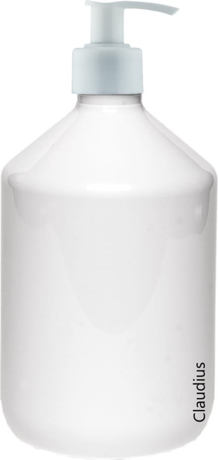 Lege Plastic Fles Apothekersfles 500 ml PET - Wit - met witte pomp - set van 10 stuks - navulbaar - leeg