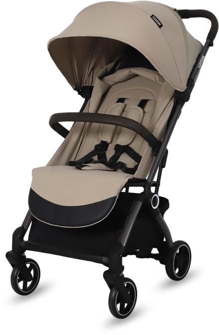 LUVION® Malmö Buggy - Compacte en comfortabele reisbuggy - Inklapbaar - Inclusief Travel Bag - Beige