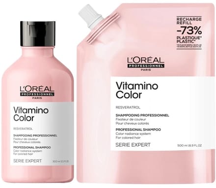 L'Oréal Professionnel - Vitamino Color Shampoo Refill Set - 300+500ml