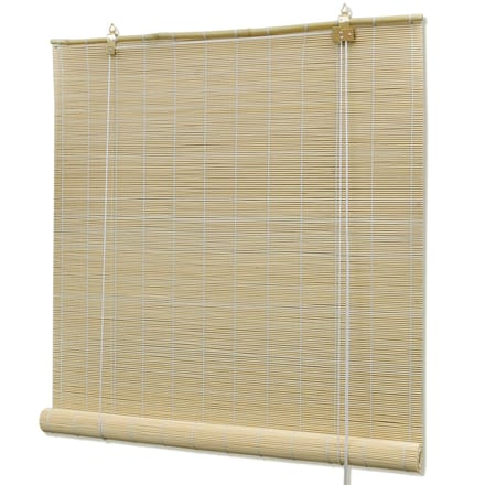 vidaXL - Rolgordijn - 100x160 - cm - bamboe - natuurlijk