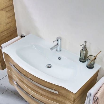 Pelipal series 4005 (focus) glass washbasin 92 cm 992.789005
