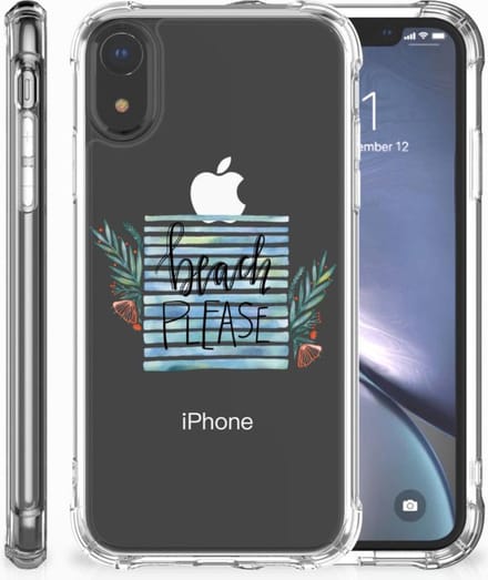 Apple iPhone Xr Stevig Bumper Hoesje Boho Beach