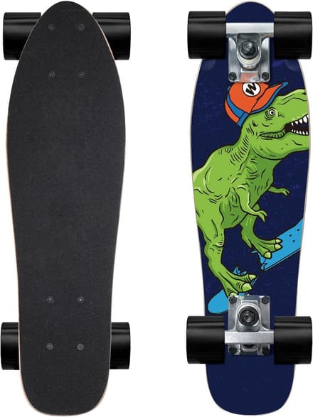 Complete Skateboard Mini Cruiser 22 Inch voor Beginners Jongens en Meisjes