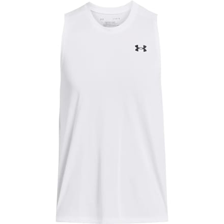Under Armour UA Tech Tank Heren Sporttop - Wit