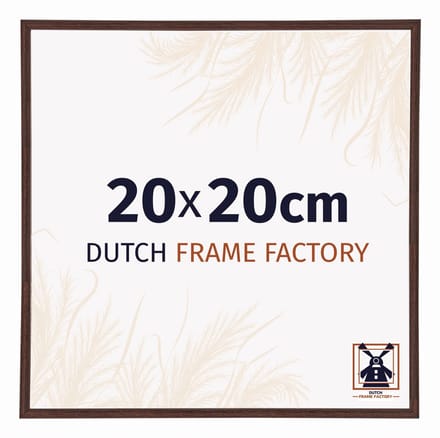 Fotolijst 20x20 cm - Kunststof - Bruin - Angers