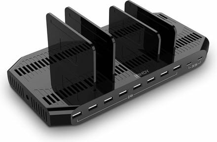 Lindy 120W 10 Port USB Charging Station