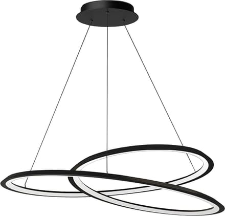 Toolight App1194-Cp Hanglamp Zwart 60X60X95Cm