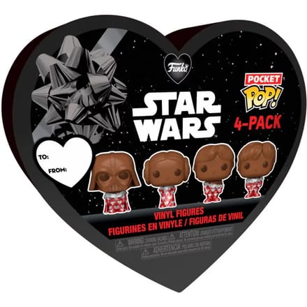 Funko Pocket Pop! Keychain 4-Pack: Star Wars - Valentines Chocolate Box