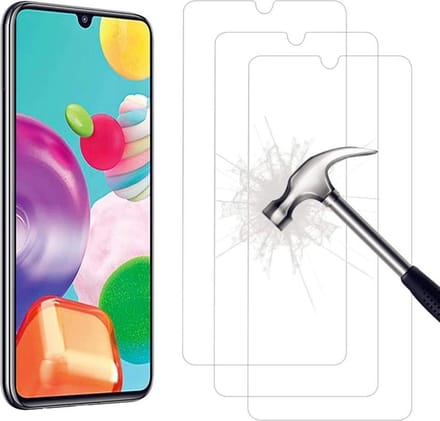 Screenprotector Glas - Tempered Glass Screen Protector Geschikt voor: Samsung Galaxy A41 - 3x