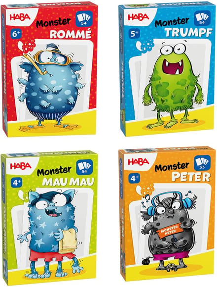 HABA Spielesammlung Monster-Kartenspiel Klassiker