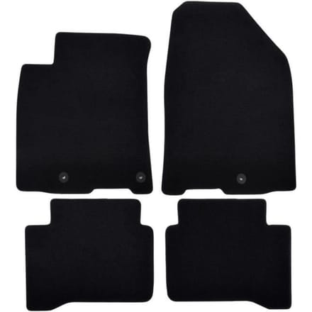 Tapis de sol - Hyundai - Ioniq - Noir - Velours - Antidérapant