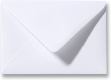 Luxe Enveloppen - Wit - 50 stuks - C6 - 162x114mm - 110grms