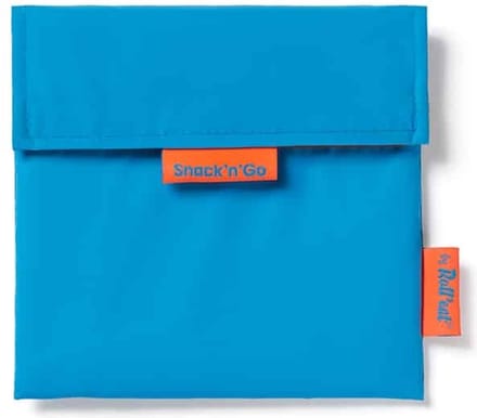 Snack'n'Go Herbruikbaar Boterhamzakje - Fluor Blue