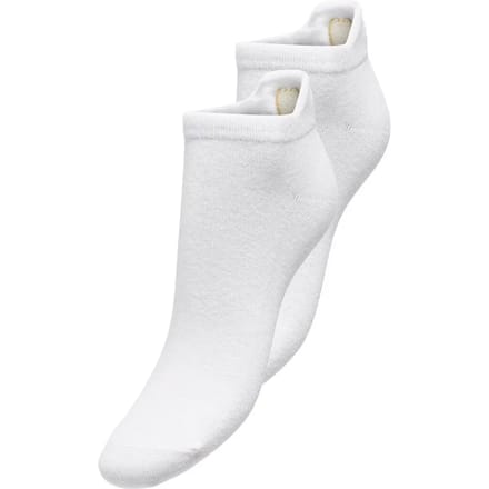ONLY dames 2P sneakersokken lea heart wit