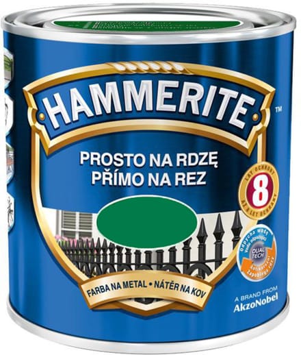 Hammerite Direct roest glad 0,25 l, groen