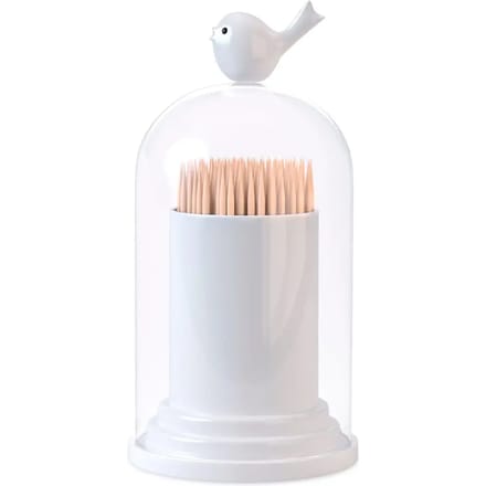 Balvi Wattenstaafjeshouder Birdie 12,3 X 6,3 Cm Abs Wit