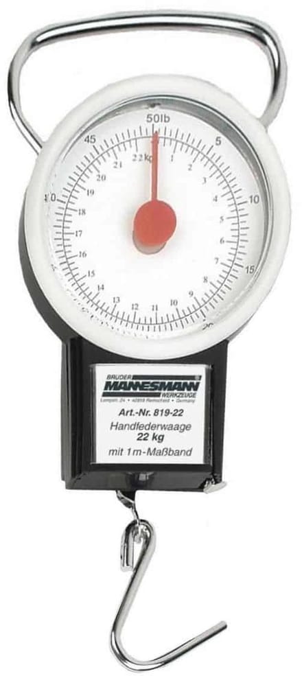 Brüder Mannesmann Handbagemeter 22kg