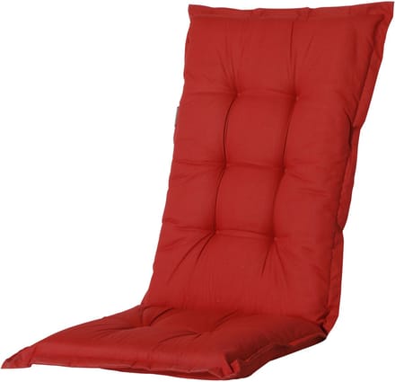 Madison - Tuinkussen - Universeel - Hoge Rug - Basic Red - 123x50cm - Rood - Tuinstoelkussens - Standenstoel