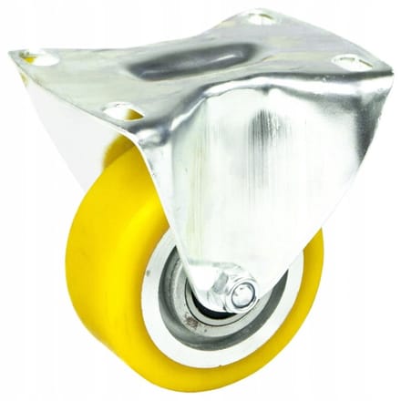 Aluminium-Polyurethaan Zwenkwiel 80mm Vast