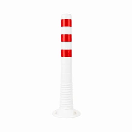 FLEXGUARD flexibele reflecterende afzetpaal - wit rood | 75 cm