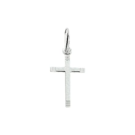 Zilveren Hanger kruis gediamanteerd 1005106