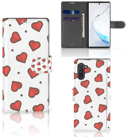 Samsung Galaxy Note 10 Telefoon Hoesje Hearts
