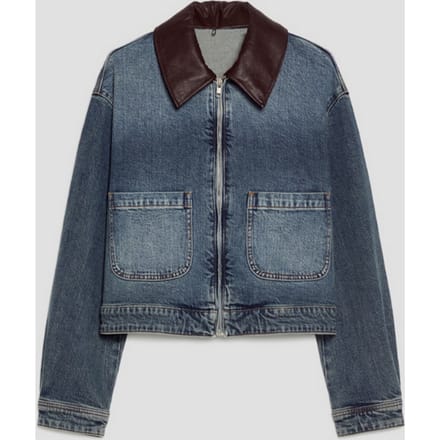 denim jacket vrouw blauwe jeans