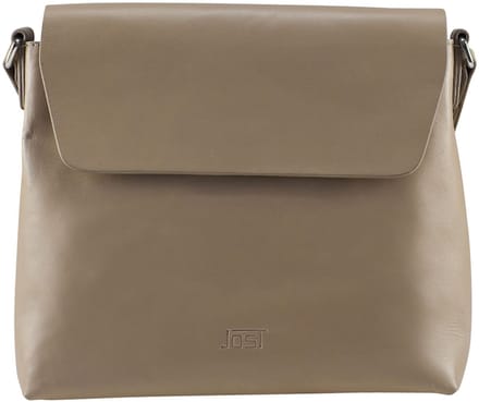 JOST Leren schoudertas Arva Shoulder Bag Ecru Taupe