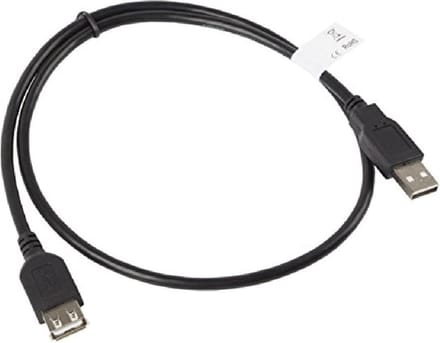 Lanberg Usb 2.0 Verlengkabel 0,7M Am-Af Voor Het Aansluiten Van Systeeminstallaties