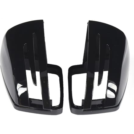 Paar Zwarte Zijspiegelkappen Vervanging voor Mercedes Benz A B C E CLA CLA GLA GLK Klasse black