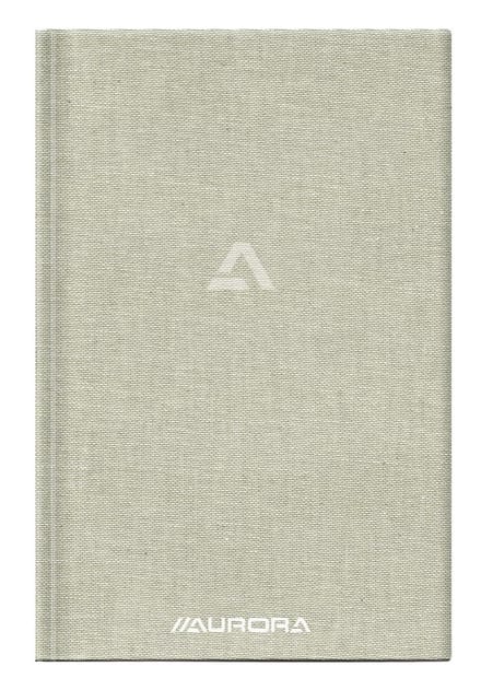 Notitieboek aurora a5 lijn 192 pagina's 80g grijs | 8 stuks
