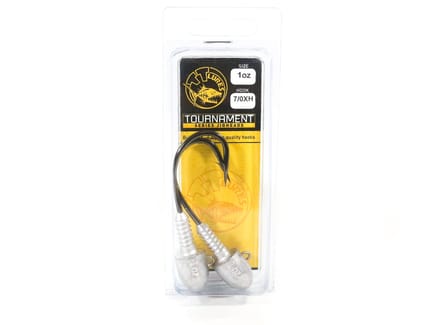 Tackle Tactics TT Tournament Jig Head 1 oz 7/0 XH 2/pak (5965) yellow