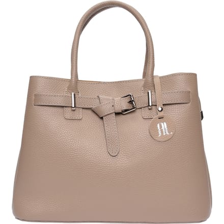 Anna Luchini Beige Rundleer Tas