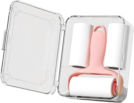 Draagbare Pluisroller - Herbruikbare Verwijderaar - Kleding Reinigen - Met Opbergdoos - Compact Formaat - Roze