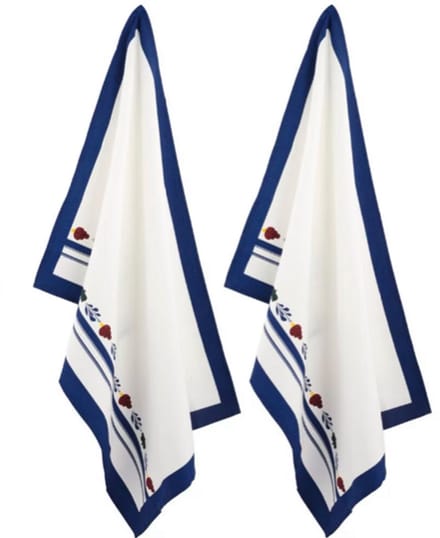 Boerenbont Theedoek Uni - 50x70cm - set van 2