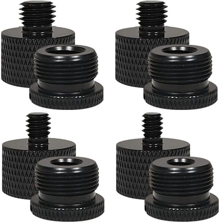 Dailygoods- Adapter Set 8 Stks - Schroefdraadadapter - Microfoon - Camera - Statief - Duurzaam Aluminium