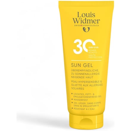 Louis Widmer Suncare Sun Gel 30 Licht Geparfumeerd