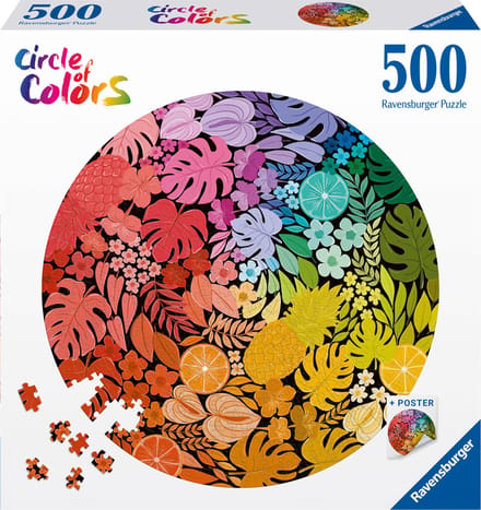 Ravensburger Jigsaw puzzle Circle of Colors Tropical 500 pcs. 2D Puzzels